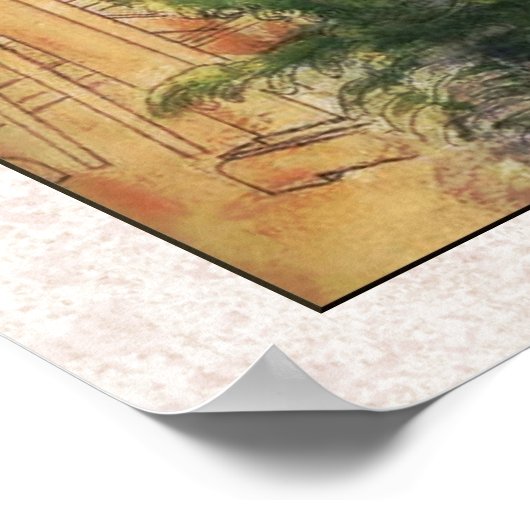 Carl Larsson Azaleas Poster (Hoek)