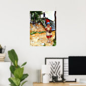 Carl Larsson. Bij de kelder, Poster (Thuiskantoor)