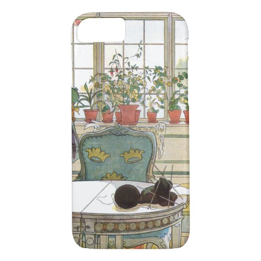 Carl Larsson - Bloemen op het raam Case-Mate iPhone Case (Achterkant)