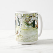 Carl Larsson Breakfast in de open Mok (Voorkant rechts)