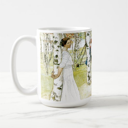 Carl Larsson Breakfast in de open Mok (Links)