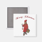 Carl Larsson Brita als Iduna zegt vrolijk kerstfee Magneet (Voorkant / Achterkant)