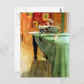 Carl Larsson: Brita bij de Piano Briefkaart (Voorkant / Achterkant)