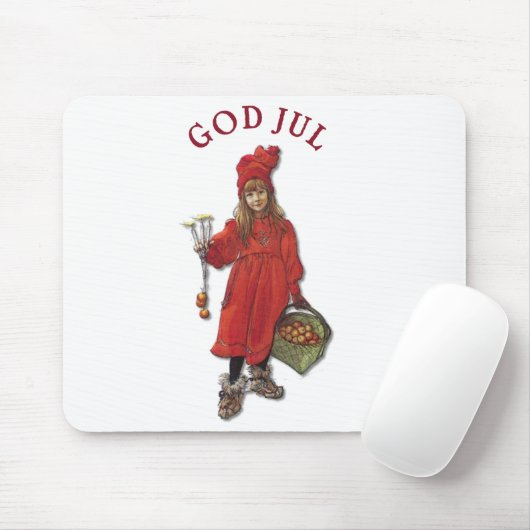 Carl Larsson Brita zegt dat Iduna God jul zegt Muismat (Met muis)