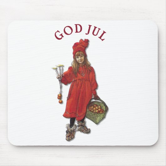 Carl Larsson Brita zegt dat Iduna God jul zegt Muismat (Voorkant)