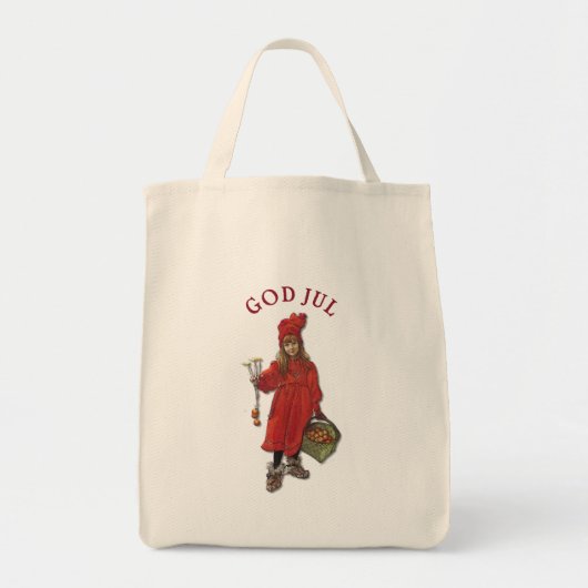 Carl Larsson Brita zegt dat Iduna God jul zegt Tote Bag (Voorkant)