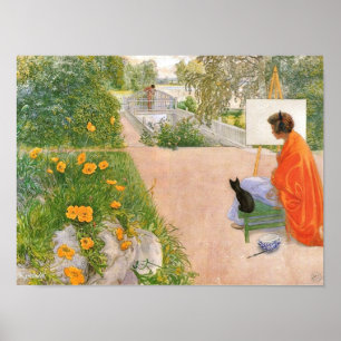 Carl Larsson, Brug. Poster