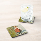 Carl Larsson Confetti voor kerstbomen Onderzetter (Rechterzijde)