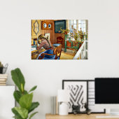 Carl Larsson - Correspondence Poster (Thuiskantoor)