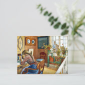 Carl Larsson - Correspondentie Briefkaart (Staand voorkant)