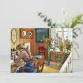 Carl Larsson - Correspondentie Kaart (Staand voorkant)