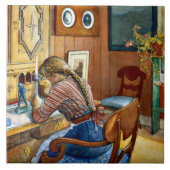 Carl Larsson - Correspondentie Tegeltje (Voorkant)