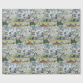  Carl Larsson Cray Vist met de familie Cadeaupapier (Vlak)