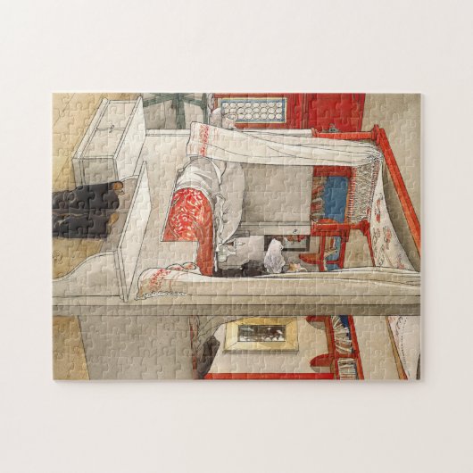 Carl Larsson - Daddys Room Legpuzzel (Horizontaal)