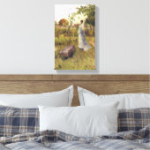 Carl Larsson  de Bride Canvas Afdruk (Insitu (Slaapkamer))