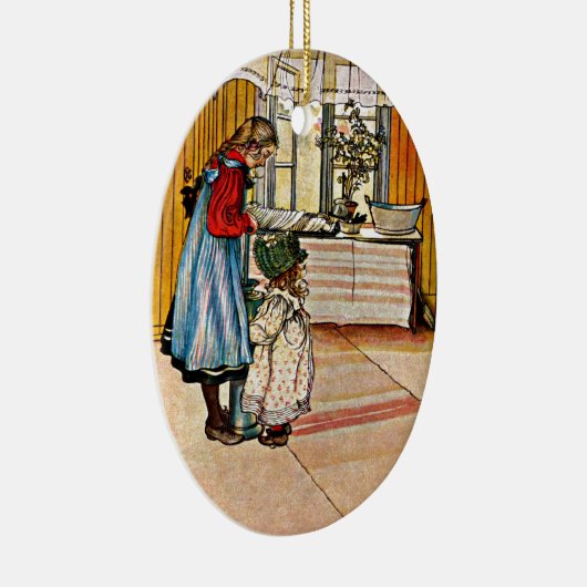 Carl Larsson - De Keuken Keramisch Ornament (Rechts)
