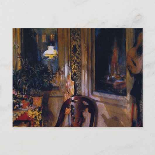 Carl Larsson  de Speelgoedhoek Briefkaart (Voorkant)