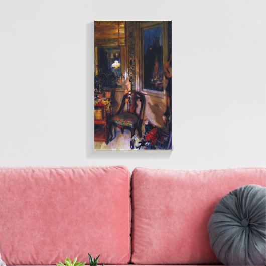 Carl Larsson  de Speelgoedhoek Canvas Afdruk (Insitu (Woonkamer))