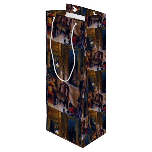 Carl Larsson  de Speelgoedhoek Wijn Cadeautas (Achterkant Gekanteld)