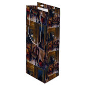 Carl Larsson  de Speelgoedhoek Wijn Cadeautas (Voorkant Gekanteld)