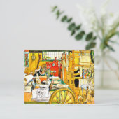 Carl Larsson - De Werkplaats Kaart (Staand voorkant)