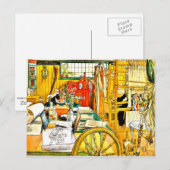 Carl Larsson - De workshop Briefkaart (Voorkant / Achterkant)