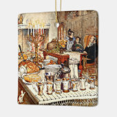 Carl Larsson: Detail of Kerstmis, Keramisch Ornament (Links)