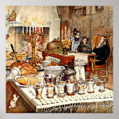 Carl Larsson: Detail of Kerstmis, Poster (Voorkant)