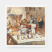 Carl Larsson: Detail of Kerstmis, Servet (Voorkant)