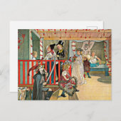 Carl Larsson - Een dag van feestvieren Briefkaart (Voorkant / Achterkant)