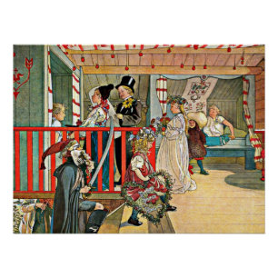 Carl Larsson - Een feestdag Perfect Poster