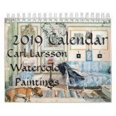 Carl Larsson Family Waterverven 2019 Agenda Kalender (Hoes)