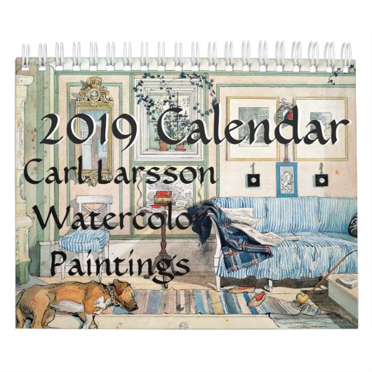 Carl Larsson Family Waterverven 2019 Agenda Kalender (Hoes)