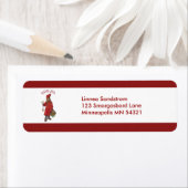 Carl Larsson God Jul Kerstmis Etiket (Insitu)