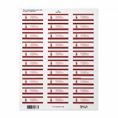 Carl Larsson God Jul Kerstmis Etiket (Full Sheet)