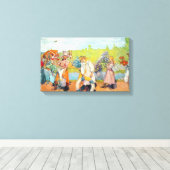 Carl Larsson heeft geen zomerwind Canvas Afdruk (Insitu (Houten vloer))