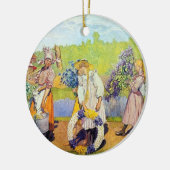 Carl Larsson heeft geen zomerwind Keramisch Ornament (Links)