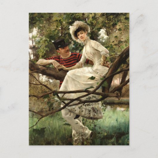 Carl Larsson - Idyll, Briefkaart (Voorkant)