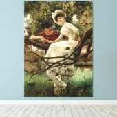 Carl Larsson - Idyll Canvas Afdruk (Insitu (Houten vloer))