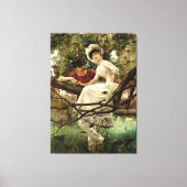 Carl Larsson - Idyll Canvas Afdruk (Voorkant)