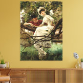 Carl Larsson - Idyll Canvas Afdruk (Insitu (Woonkamer))