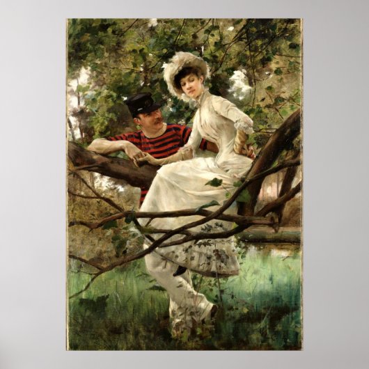 Carl Larsson - Idyll Poster (Voorkant)