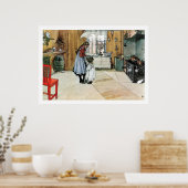 Carl Larsson in de Keuken Fine Art print (Keuken)