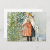 Carl Larsson kerstboom Briefkaart (Voorkant / Achterkant)