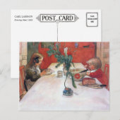 Carl Larsson kerstdiner Feestdagenkaart (Voorkant / Achterkant)