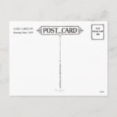 Carl Larsson kerstdiner Feestdagenkaart (Achterkant)