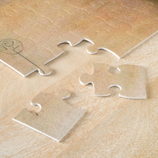 Carl Larsson kerstmeisje met Winter Muff Legpuzzel (Zijkant)