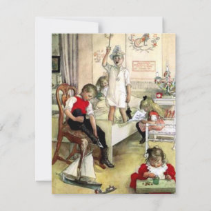Carl Larsson Kerstmorgen Feestdagenkaart