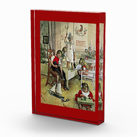 Carl Larsson-kunst: Kerstmorgen Fotoblokken (Rechts)