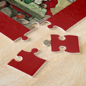 Carl Larsson-kunst: Kerstmorgen Legpuzzel (Zijkant)